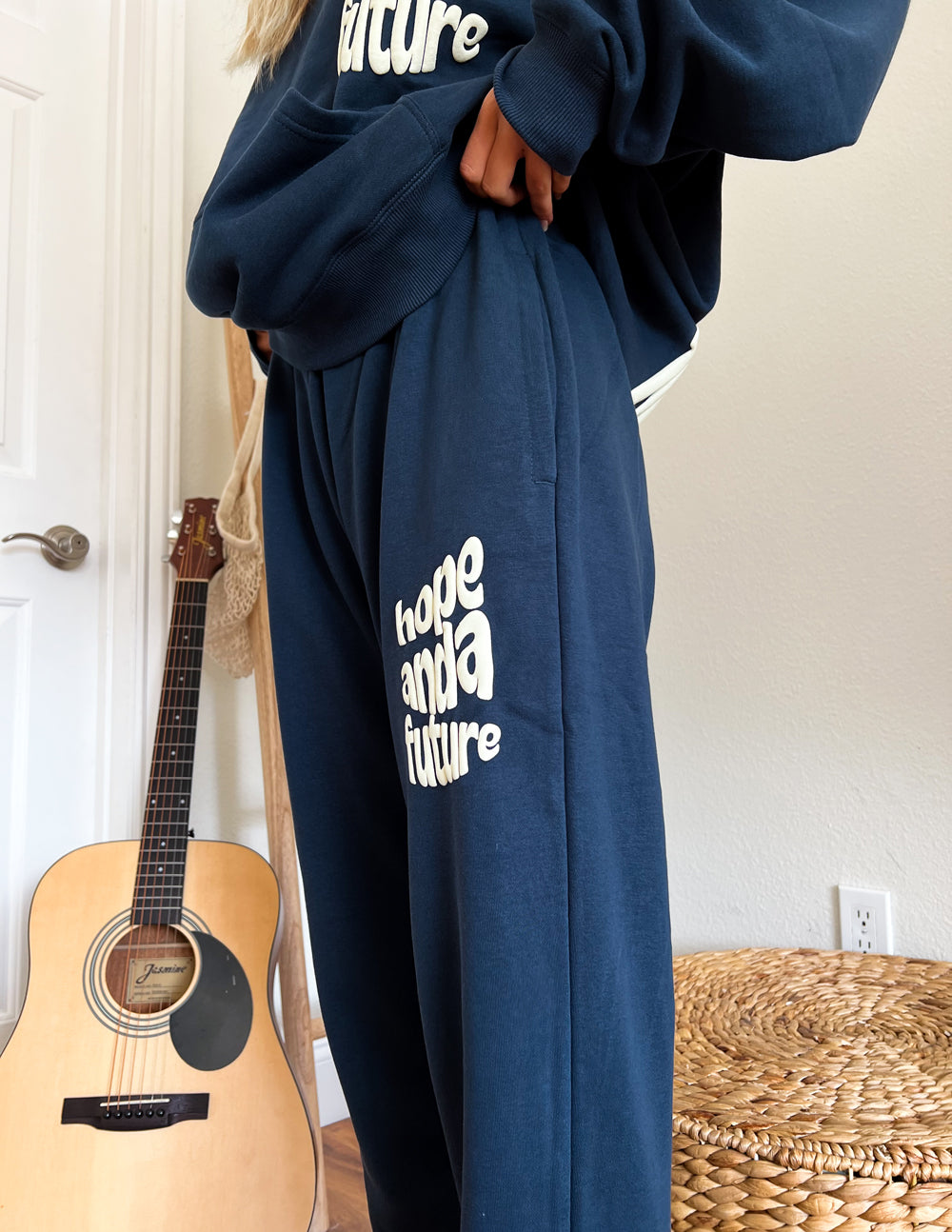 Elevated Faith Hope and a Future Unisex Sweatpant — in-use photo