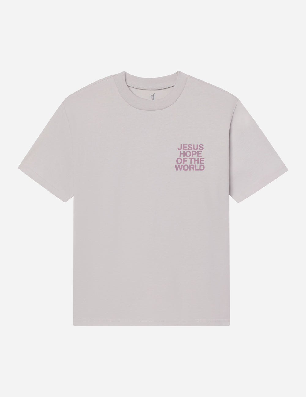 Elevated Faith Hope of the World Unisex Tee — comparison shot