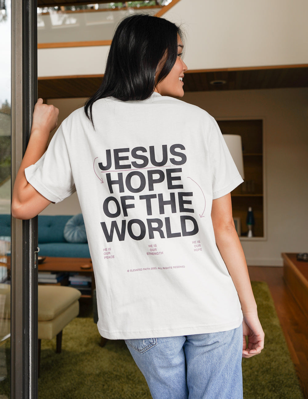 Elevated Faith Hope of the World Unisex Tee — main product shot