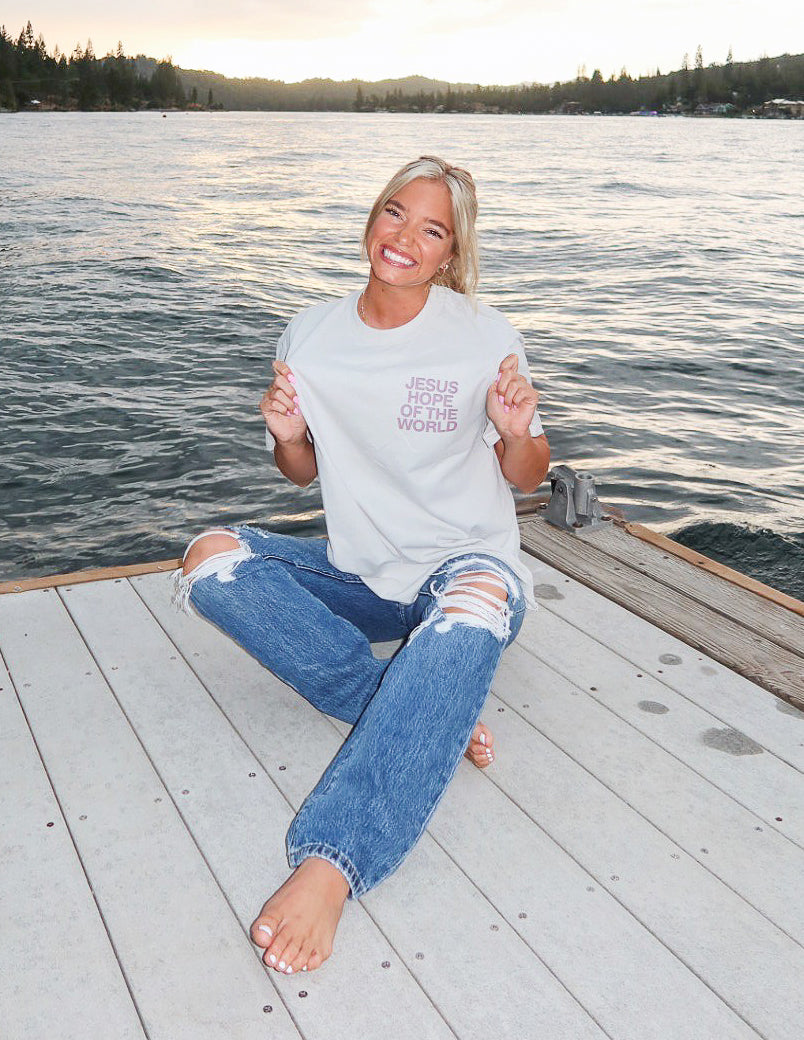 Elevated Faith Hope of the World Unisex Tee — alternative angle