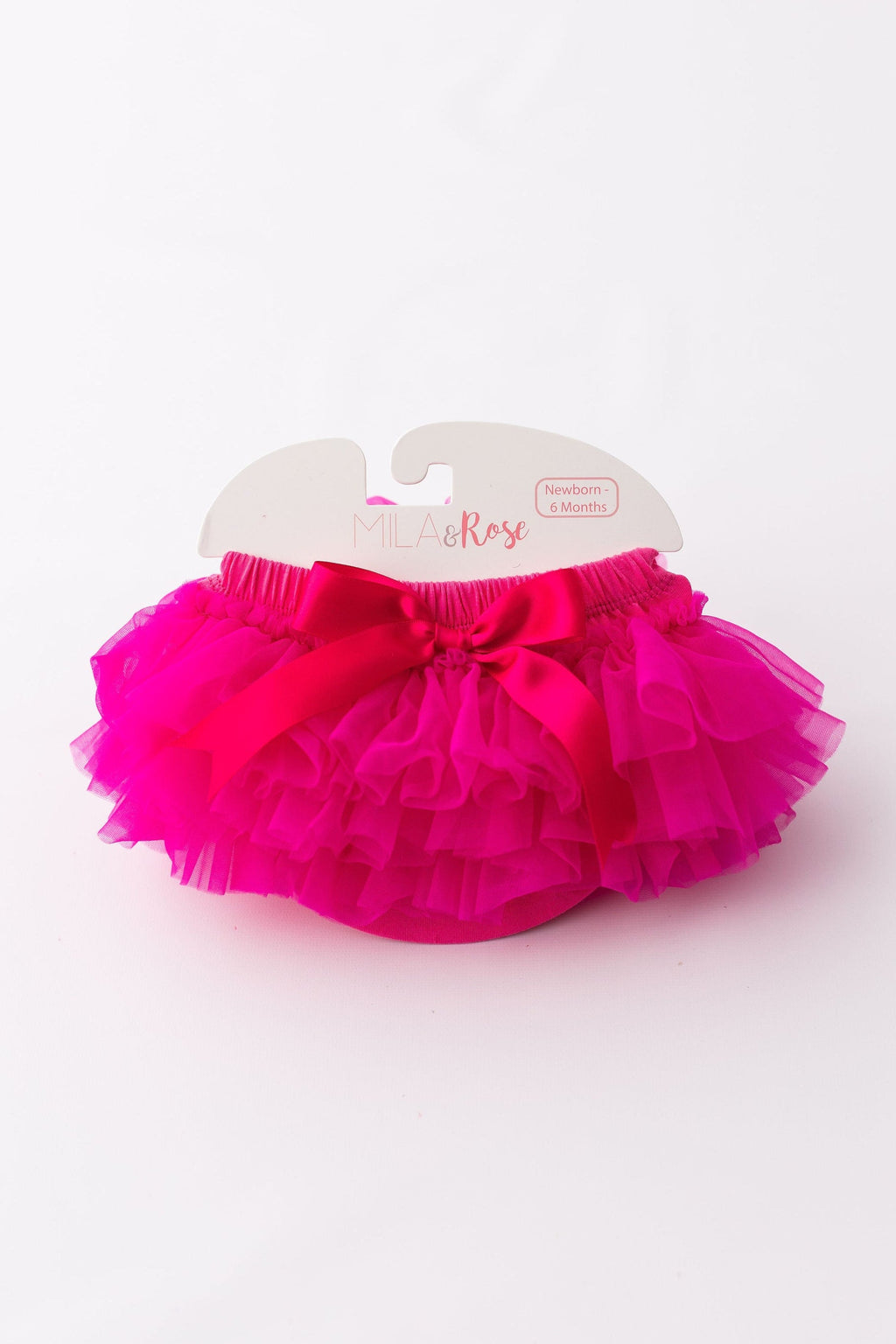 Mila & Rose ® Hot Pink Ruffle Tutu Bloomer — main product shot