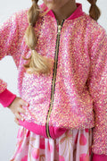 Mila & Rose ® Hot Pink Sequin Jacket — main product shot
