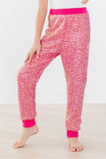 Mila & Rose ® Hot Pink Sequin Joggers — main product shot