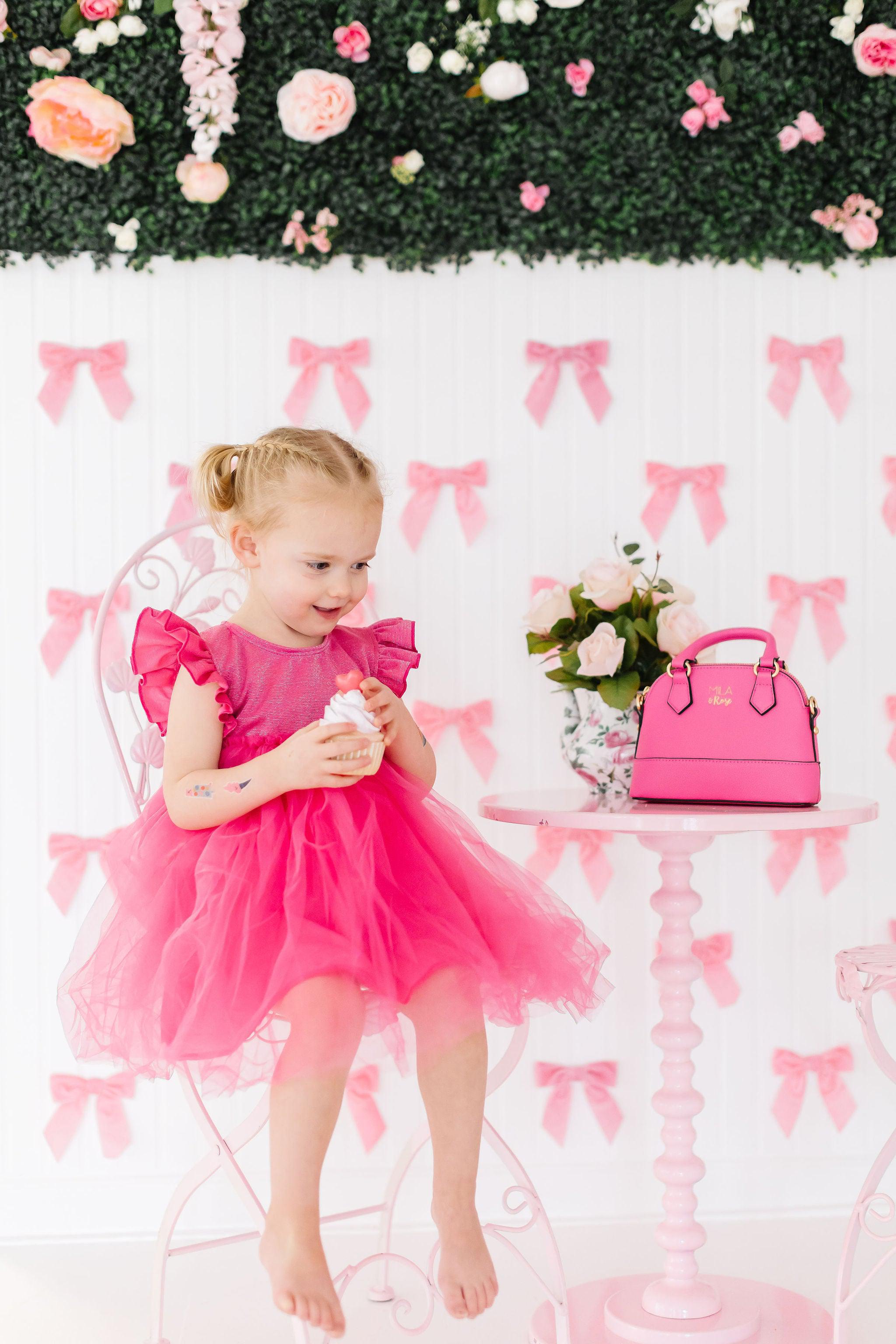 Mila & Rose ® Hot Pink Shimmer Tutu Dress — main product shot
