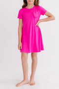 Mila & Rose ® Hot Pink T-Shirt Dress — main product shot