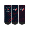 Rock 'Em Socks Rock 'Em Socks Houston Texans - Number 1 Fan 3-Pack (Toddler) — main product shot