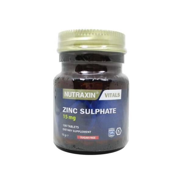 Nutraxin Zinc Sulphate 100 Tablets - Essential Mineral Support | 100 Tablets