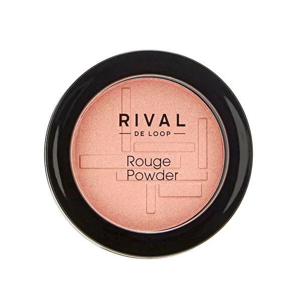 Rival de Loop Blush Powder No.05 Fuchsia - Soft Powder Blush for Natural Makeup Look