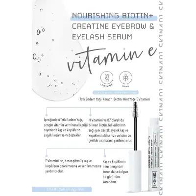 Skin401 Nourishing Biotin + Creatine Eyebrow & Eyelash Serum - Strengthens & Conditions Brows & Lashes