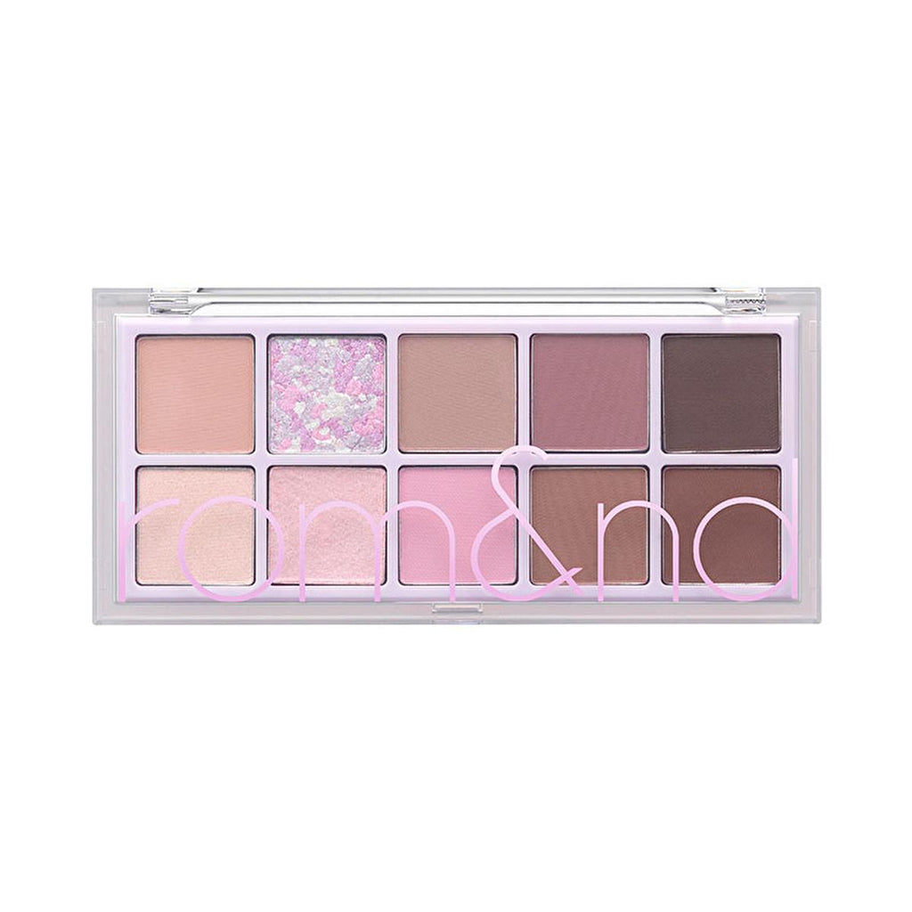 rom&nd Dreamy Lilac Garden Eyeshadow Palette: Create Stunning Eye Looks with Matte & Shimmer Shades, High Pigment Korean Eye Makeup