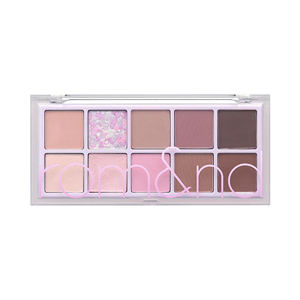 rom&nd Dreamy Lilac Garden Eyeshadow Palette: Create Stunning Eye Looks with Matte & Shimmer Shades, High Pigment Korean Eye Makeup