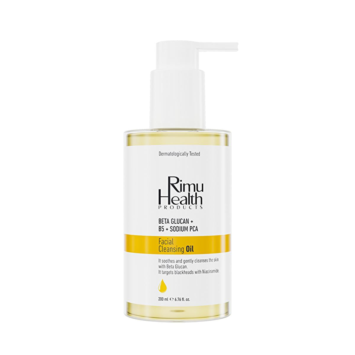 Rimu Health Facial Cleansing Oil: Blackhead & Acne Treatment, Soothing Beta Glucan Formula, Deep Pore Cleansing for All Skin Types