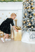 Mila & Rose ® Hunter Green Velvet Sequin Dress — main product shot