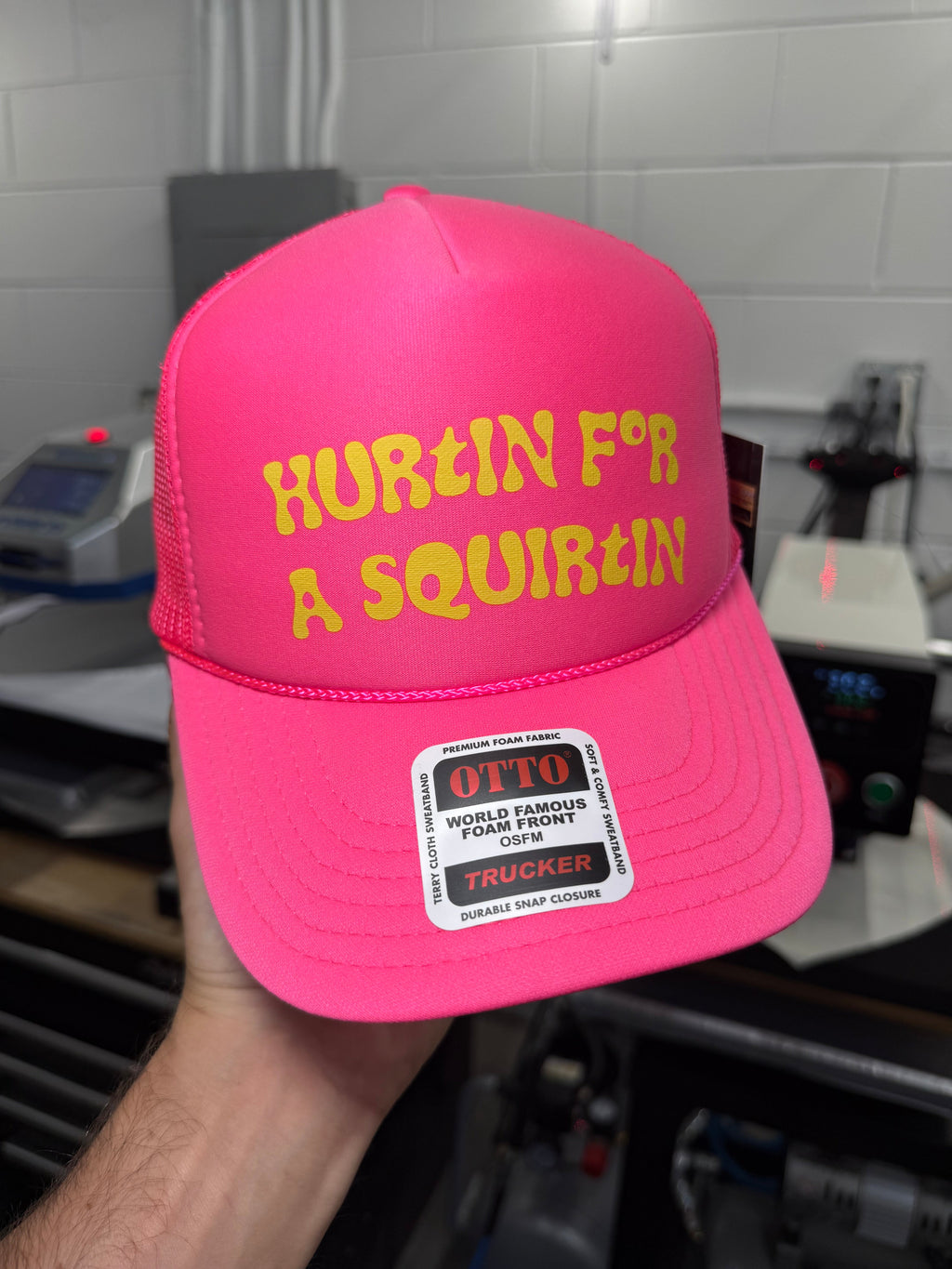Hurtin for a Squirtin Trucker Hat