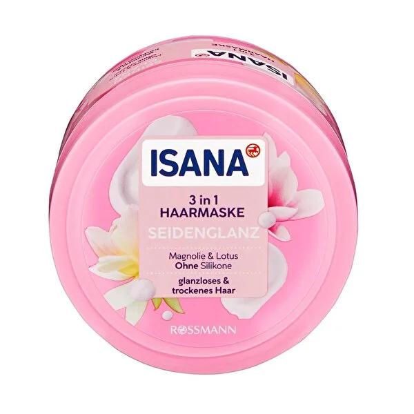 Isana 3in1 Hair Mask for Dry Hair - 250ml, Nourishing, Silky Shiny Hair