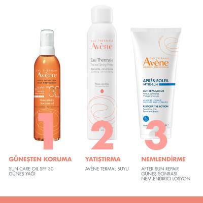 Avene SPF 30+ Sunscreen Oil Spray - Water-Resistant, Non-Greasy Sun Protection for Sensitive Skin