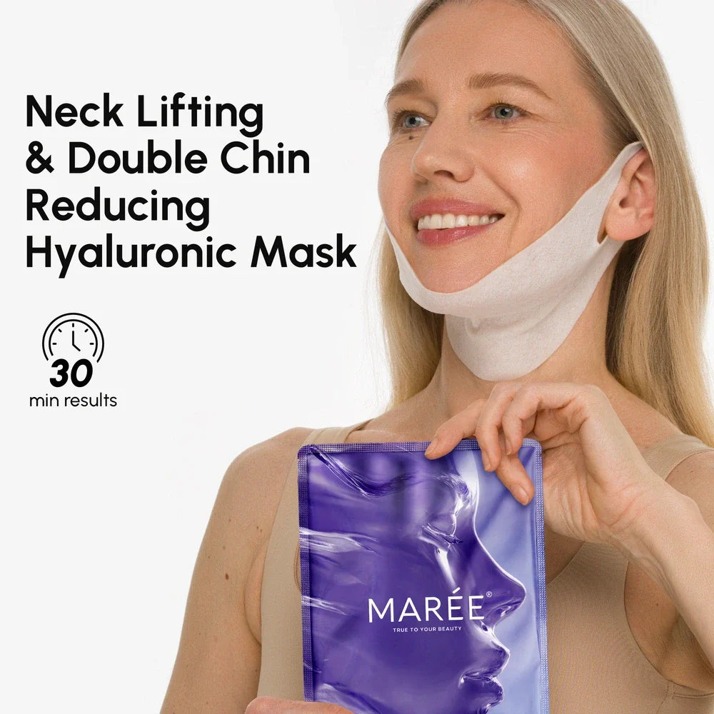 Maree Hyaluronic Acid V-line Lifting Mask — detail close-up
