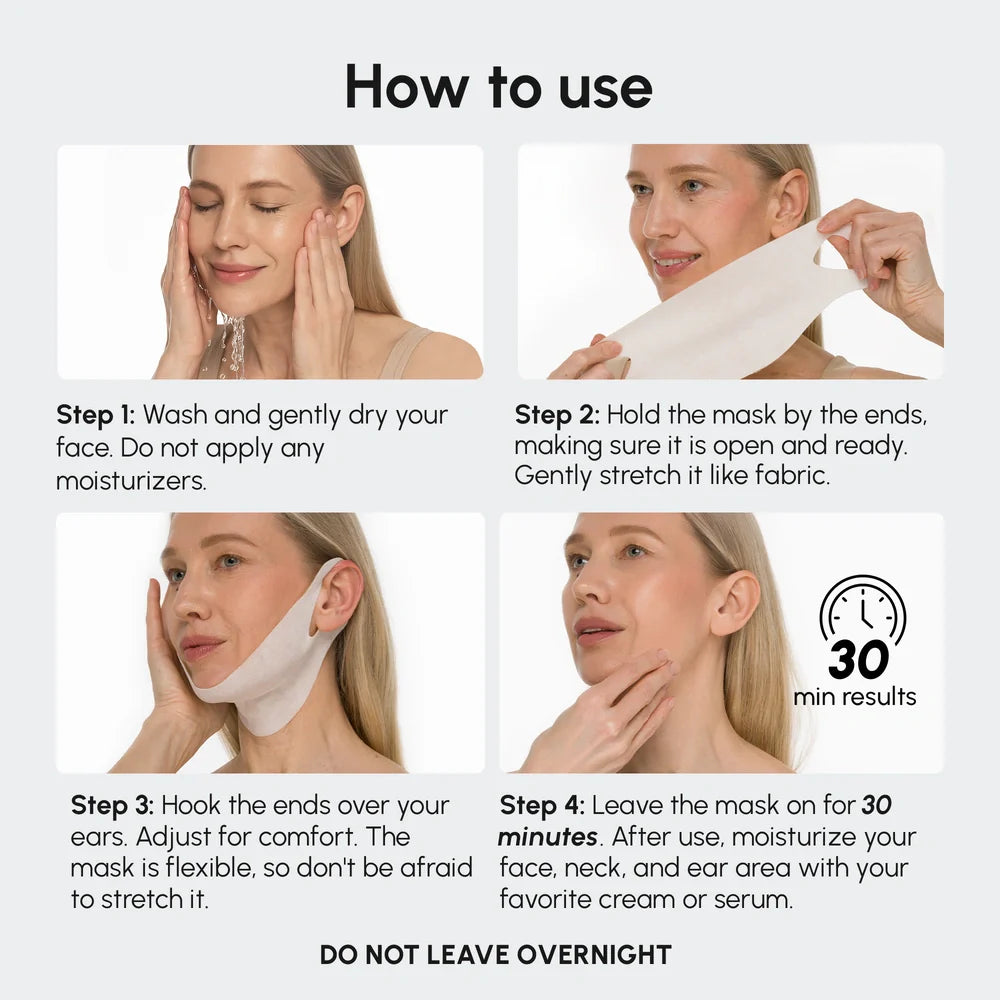 Maree Hyaluronic Acid V-line Lifting Mask — color detail
