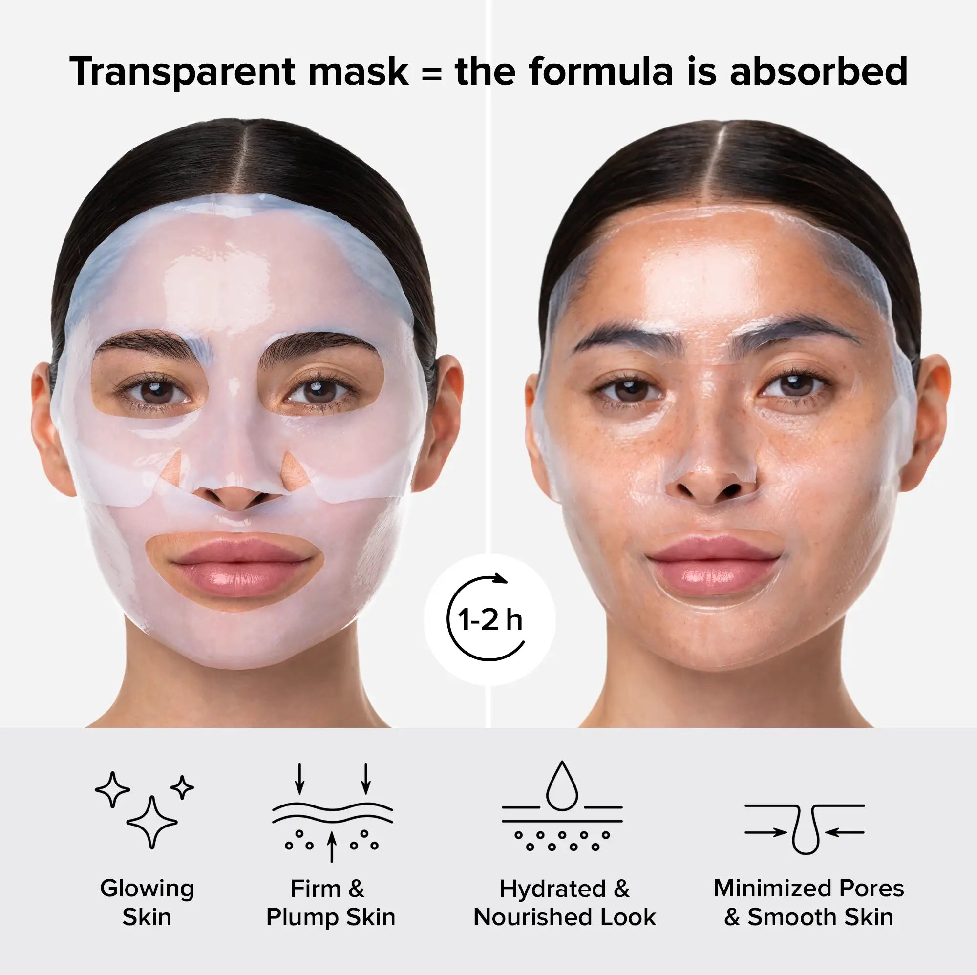 Maree Hydrogel Collagen Face Mask — side view