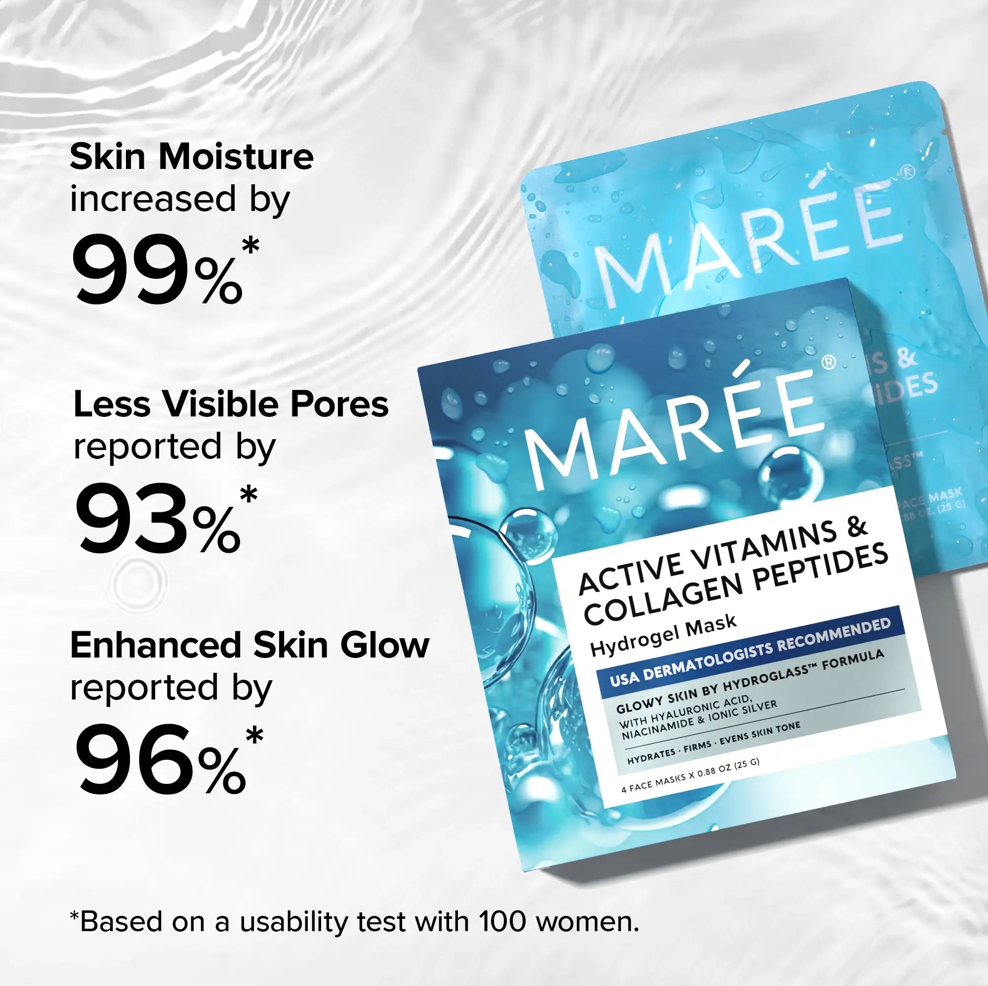 Maree Hydrogel Collagen Face Mask — alternative angle