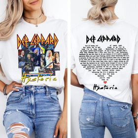 Hysteria Classic Rock T-Shirt - Def Leppard 1987 Album Vintage Tee, Unisex Music Apparel