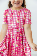 Mila & Rose ® I Love You Tulip Much S/S Pocket Twirl Dress — main product shot