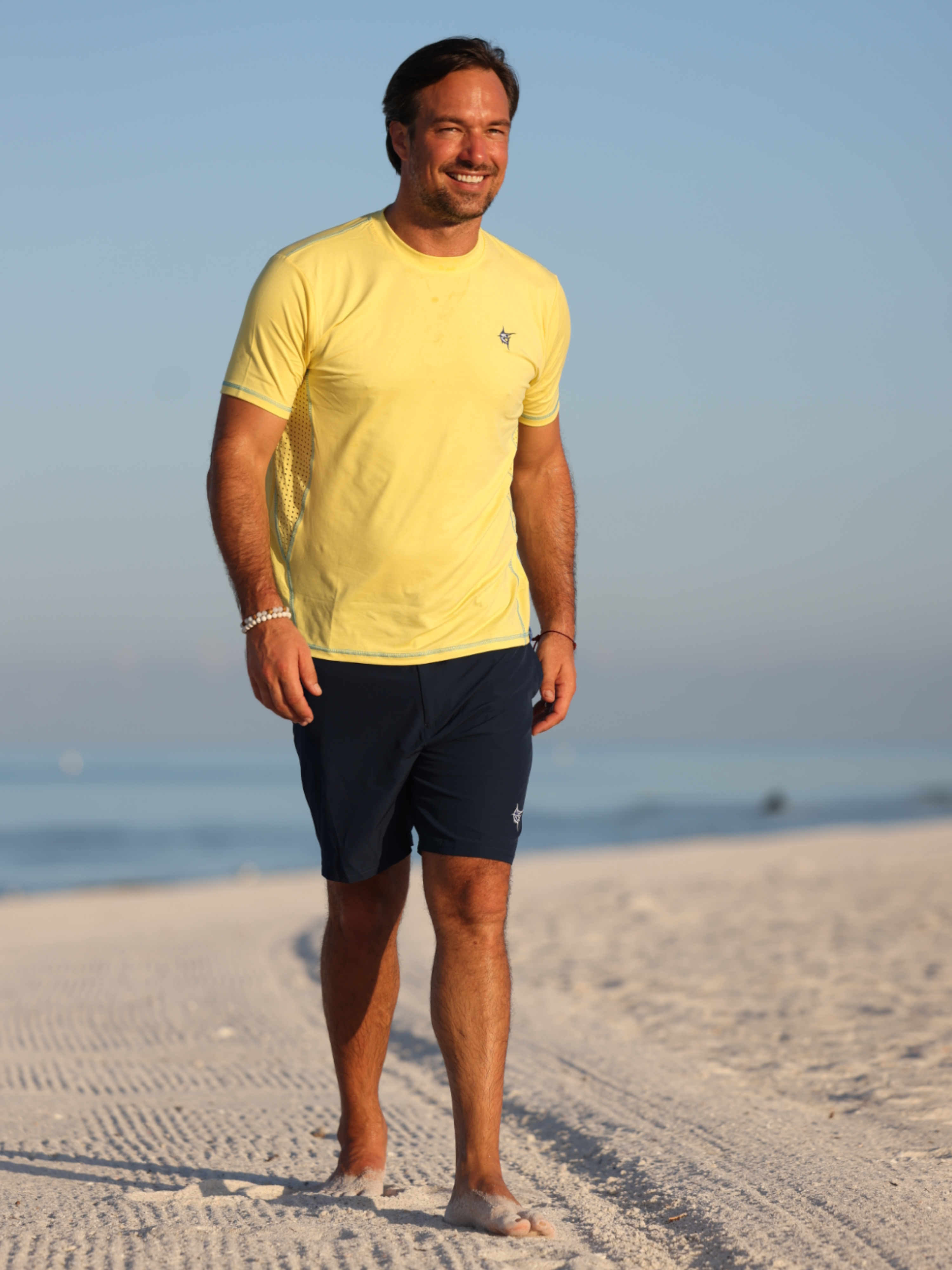Grander Short Sleeve Performance Tee – White Water Life, view 3