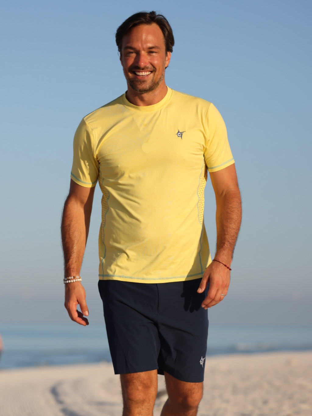 Grander Short Sleeve Performance Tee – White Water Life, view 4