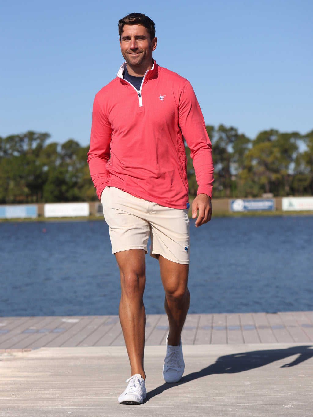 White Water Life Monterey Performance Quarter Zip — long sleeves category context