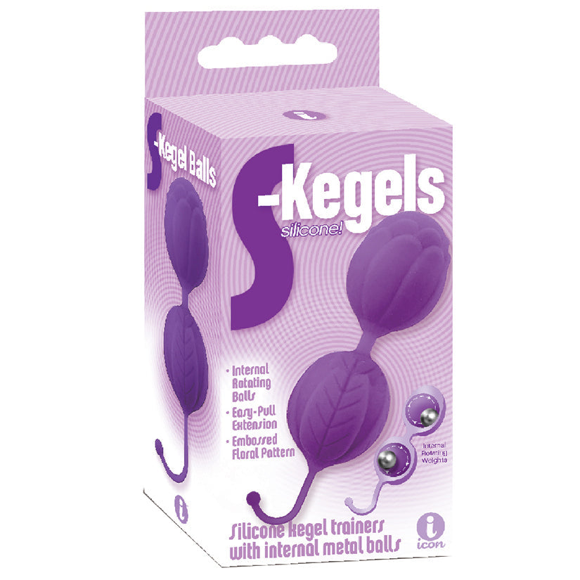 Love Spark Cove | Intimate Apparel, Pleasure Shop & Free Shipping The 9's S Kegels Silicone Kegel Balls-Purple — main product