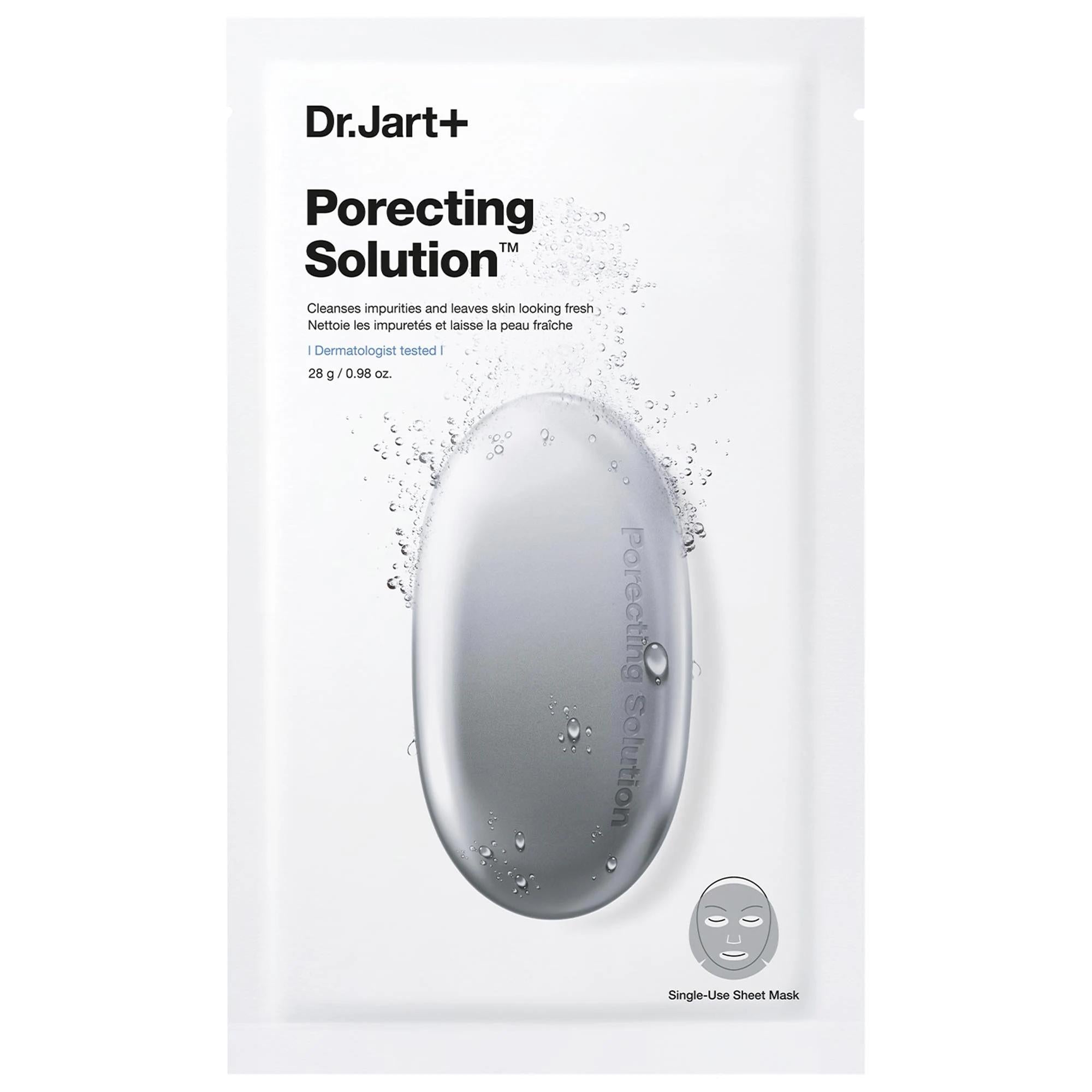 Dermask Porecting Solution: Bubbling Charcoal Face Mask - Reduce Oil, Tighten Pores, and Mattify Skin for Oily and Acne-Prone Skin