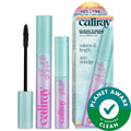 Come Hell or High Water: Smudge-Proof Tubing Mascara Set - Volumizing, Lengthening, Clean, Vegan - Full Size & Mini