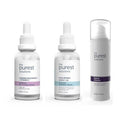 The Purest Solutions Anti-Aging and Eye Care Serum Set - Hydrating, Firming, Brightening Skincare for Mature Skin