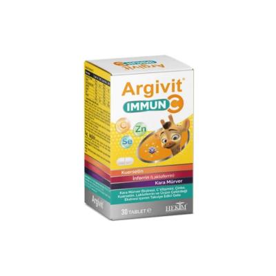 Argivit Immune System Support Dietary Supplement with Vitamin C - Boosts Immunity Naturally
