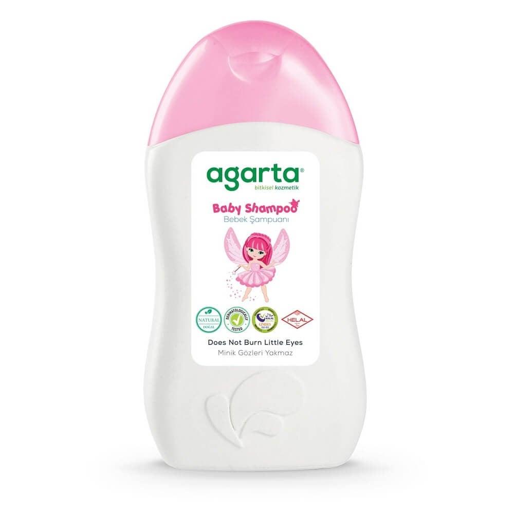 Agarta Natural Baby Shampoo - Gentle, Hypoallergenic, SLS Free for Newborns & Infants