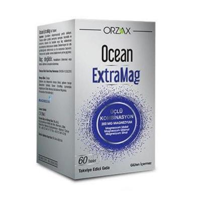Ocean Magnesium Tablets - 200mg Magnesium per Tablet, 60 Count