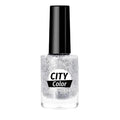 Golden Rose City Color Nail Lacquer No 101 - Glitter Nail Polish for Long-Lasting Color