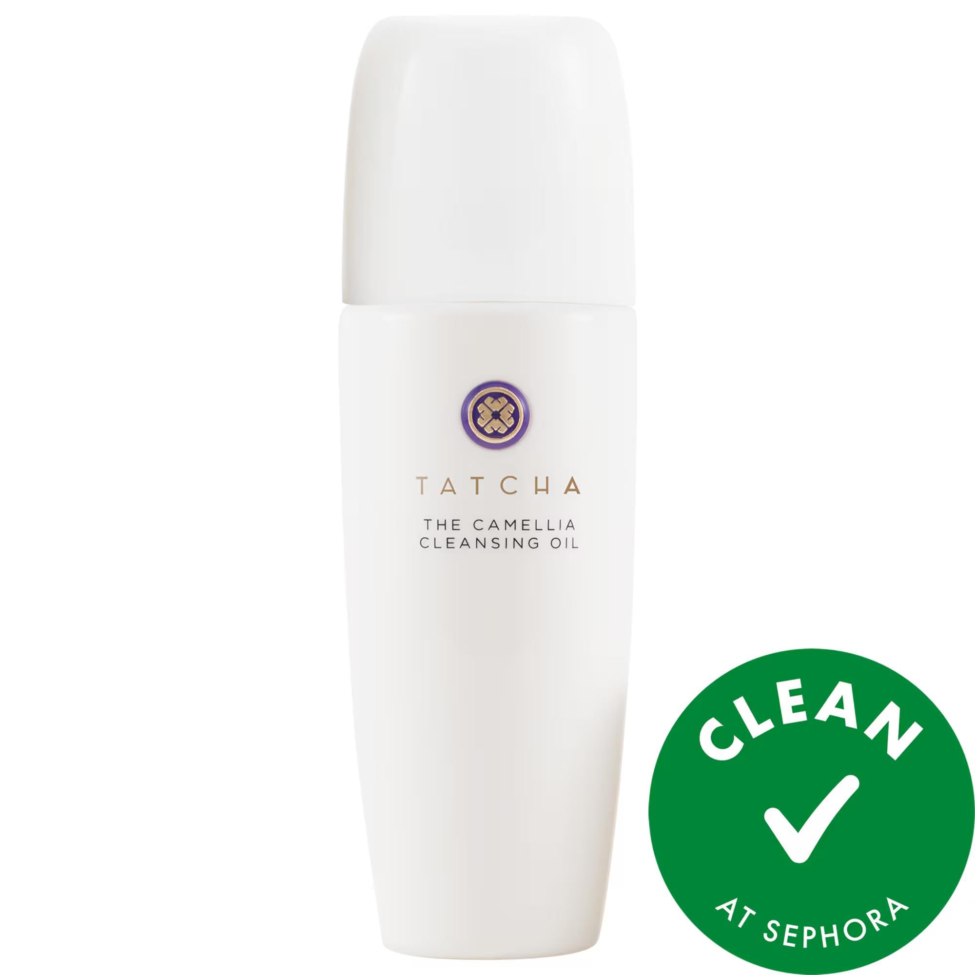 Tatcha The Camellia Oil 2-in-1 Makeup Remover & Cleanser - Gentle, Natural Skincare for All Skin Types
