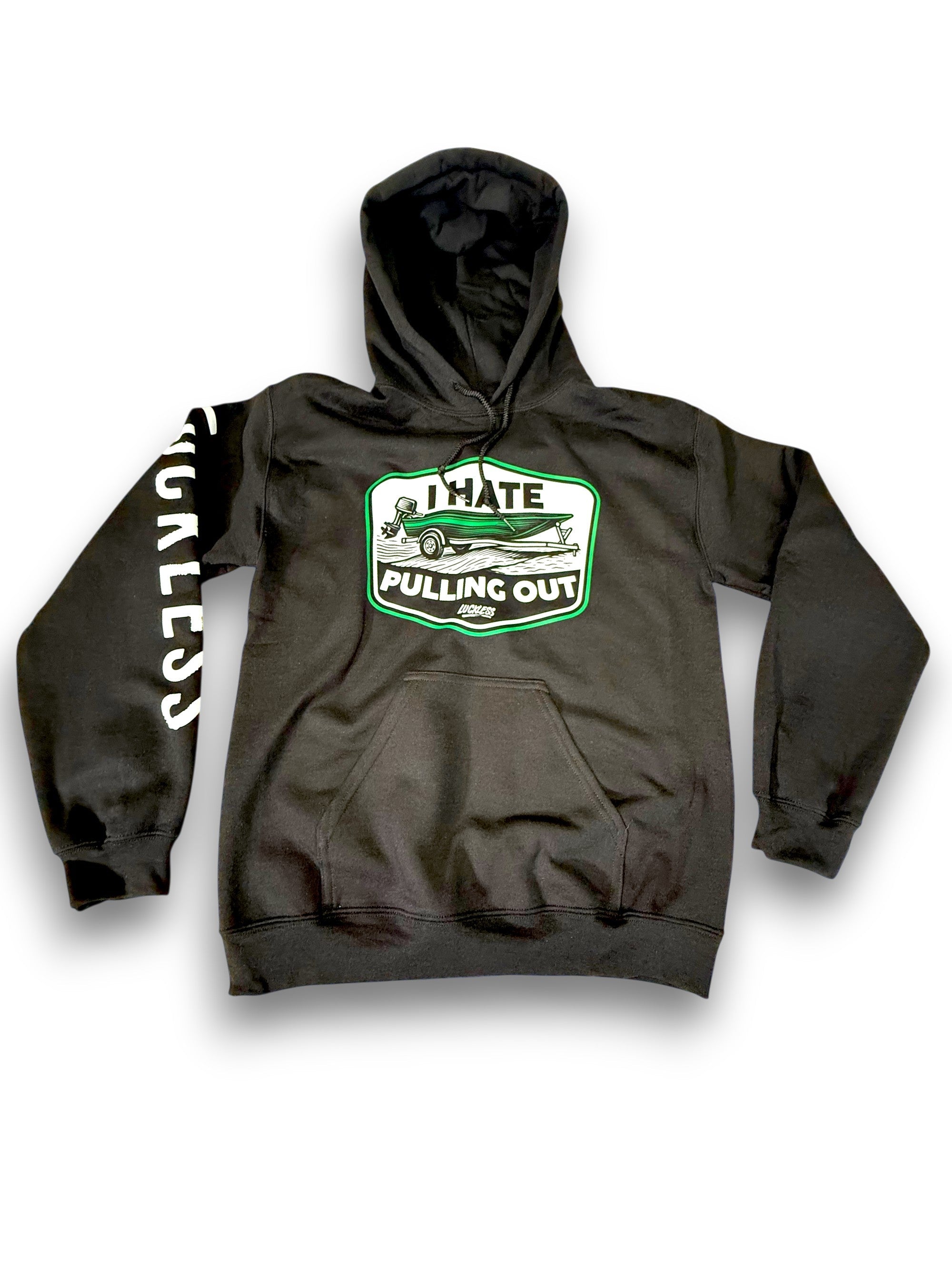 Luckless Outfitters I Hate Pulling Out Hoodie — main product shot
