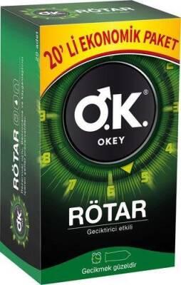 Okey Rštar Condoms, 20 Count - Latex Contraception for Safe Sex Practices