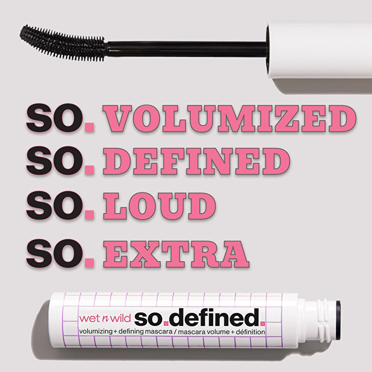 wet n wild Mega So Define Volumizing Mascara: Dramatic Volume, Definition & Vitamin E for Lash Health