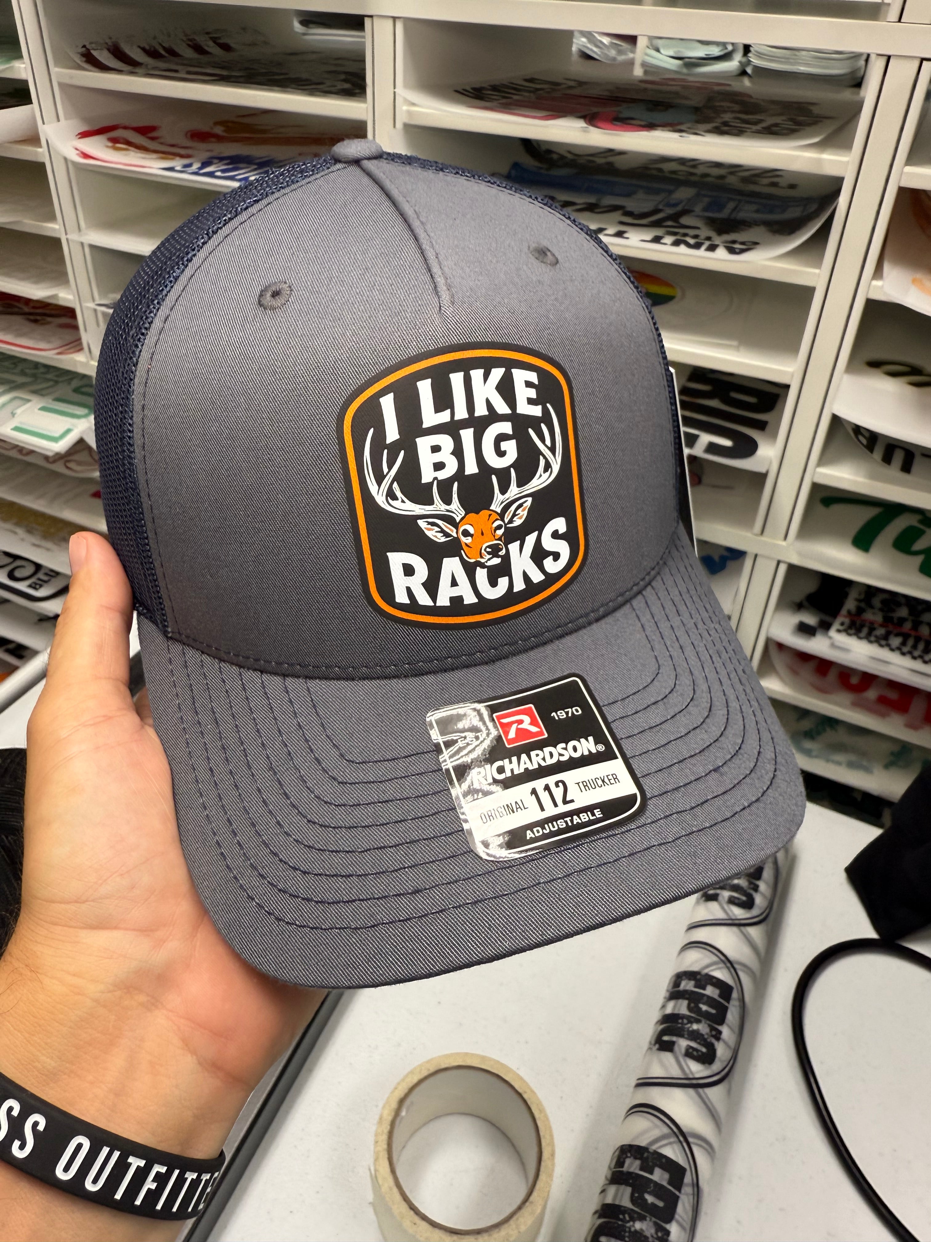 Luckless Outfitters I Like Big Racks Trucker Hat — lifestyle context