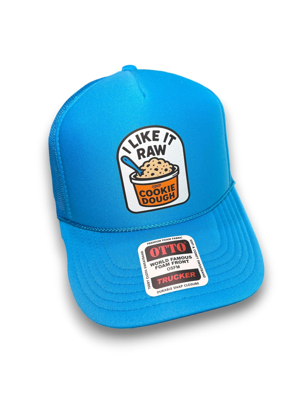 Luckless Outfitters Raw Cookie Dough Trucker Hat — main product shot