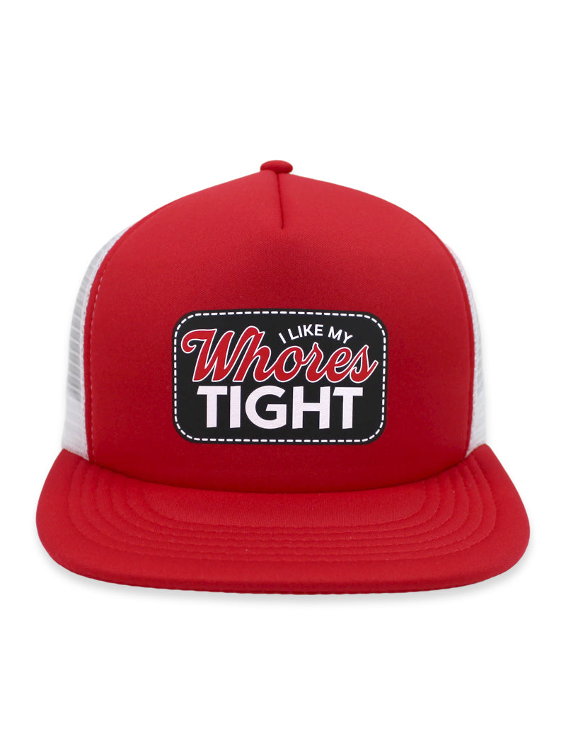 Luckless Outfitters I Like My Whores Tight Foam Trucker Hat — lifestyle context