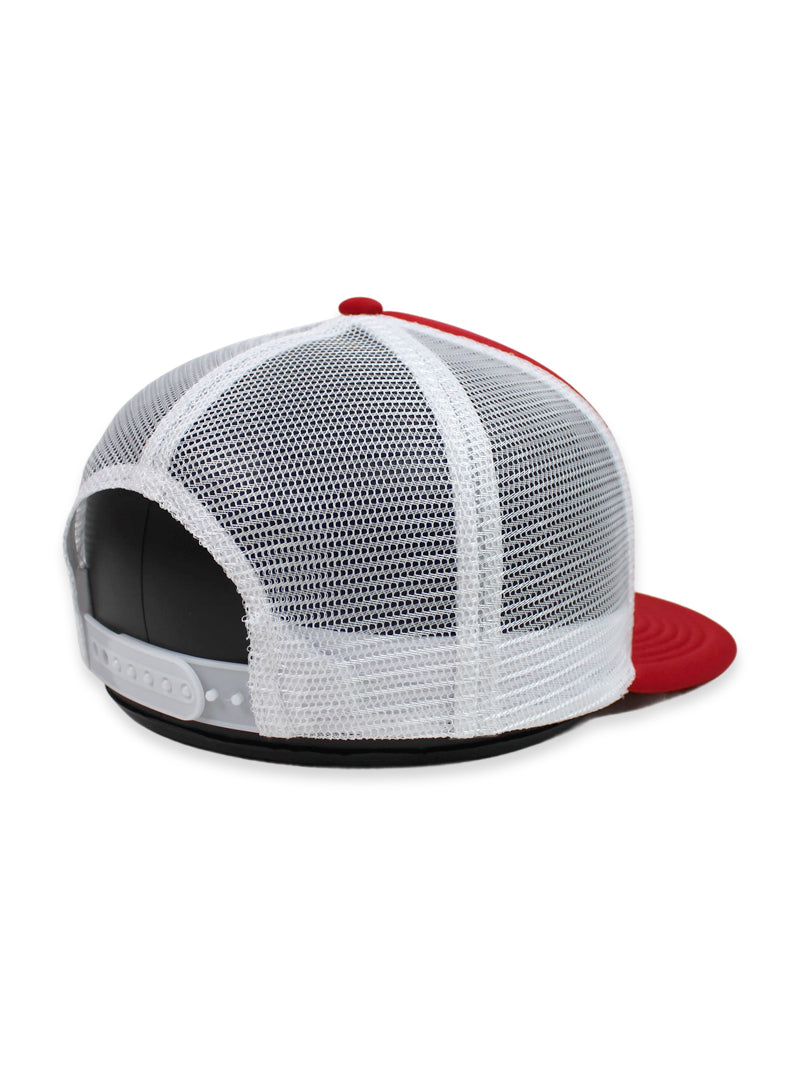 Luckless Outfitters I Like My Whores Tight Foam Trucker Hat — in-use photo