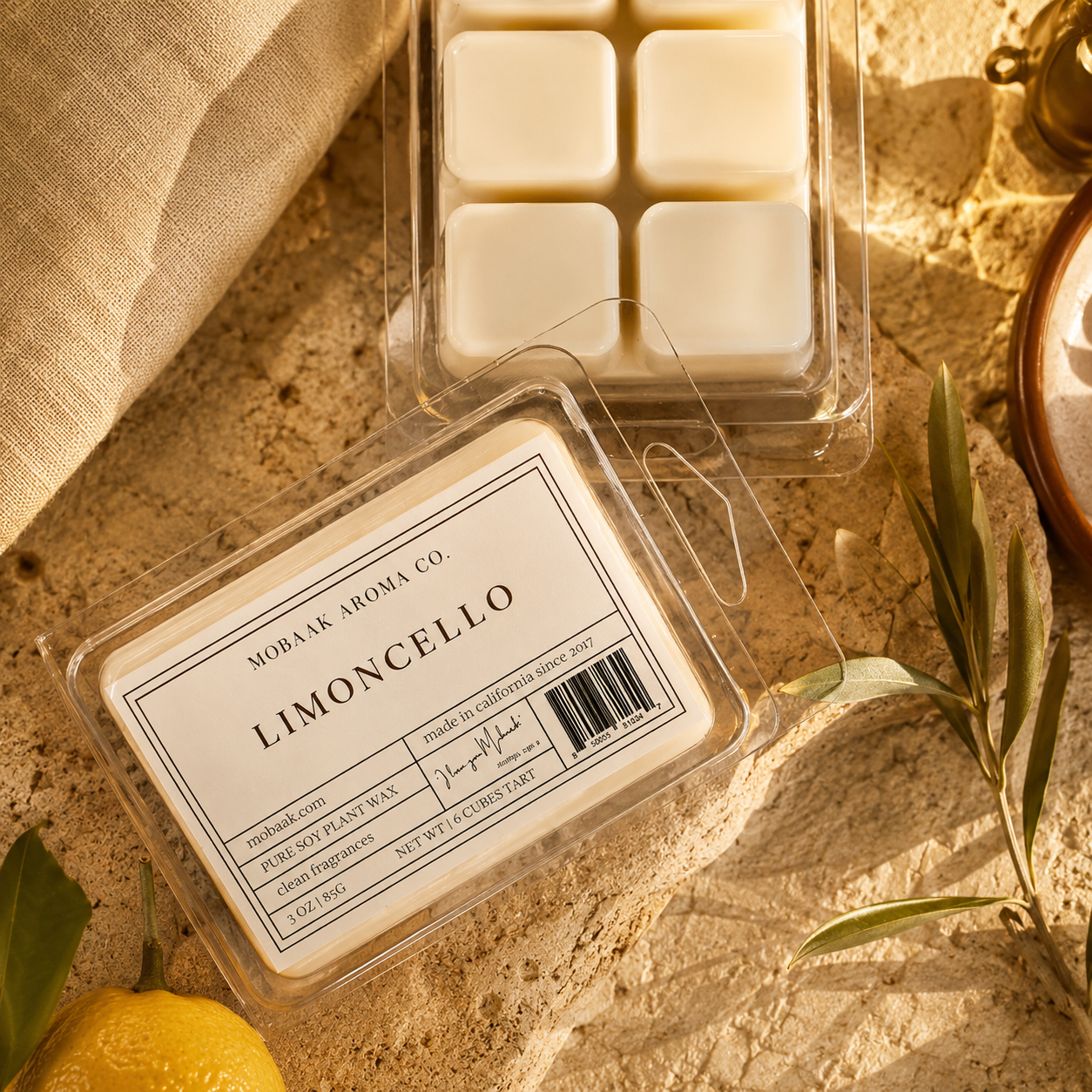 Limoncello Wickless Tart – Mobaak Aromatherapy Shoppe