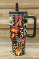 Whiskey Black & Co Lucky & Blessed Tumblers — ranch lifestyle drinking