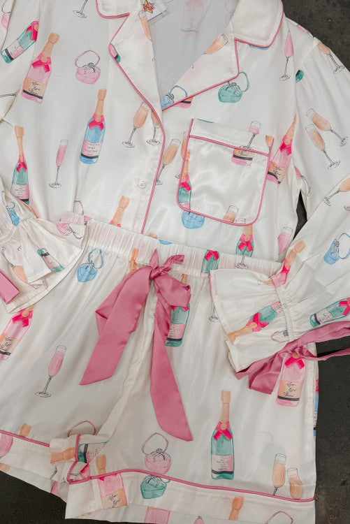 Pretty Little Patriot Pretty Little Patriot Cheers to Bedtime Pajamas — product category context