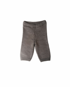 Merino Wool Joggers in Heather Brown