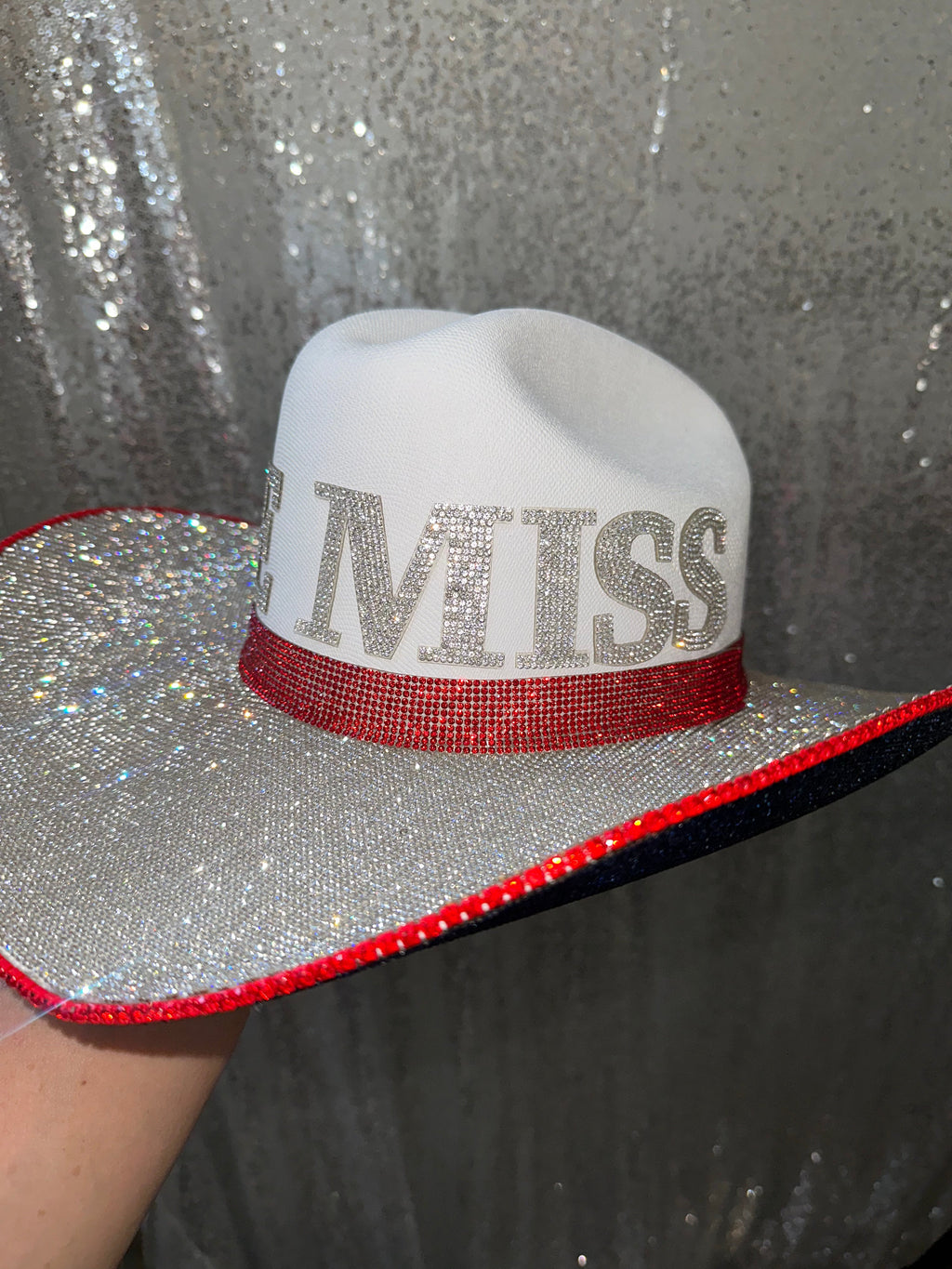 Rhinestone Cowgirl Ole Miss Hat — lifestyle context